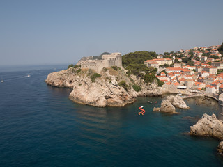 Vista de Dubrovnik desde las murallas de la ciudad