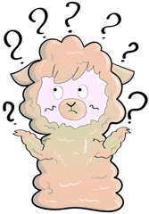 sticker alpaca not understand emoji