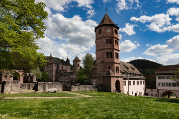 Fototapeta na wymiar Das ehemalige Kloster Hirsau bei Calw im Schwarzwald