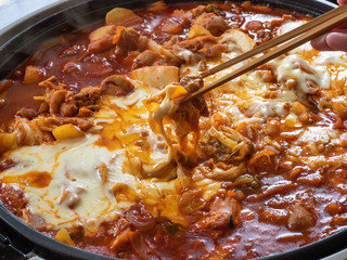 チーズタッカルビ　韓国料理