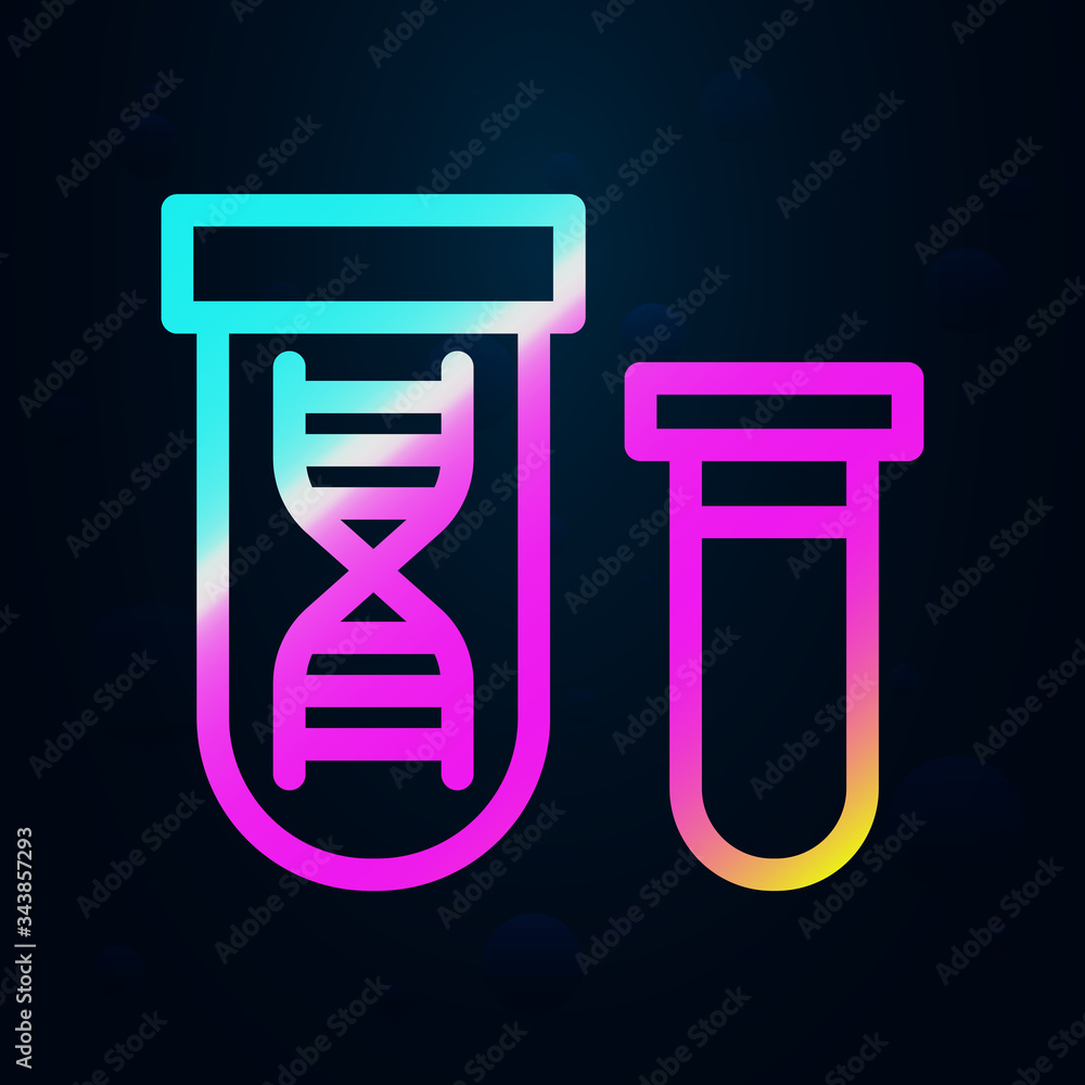 Aufkleber genetically, dna nolan icon. simple thin line, outline vector of bioengineering icons for ui and ux,