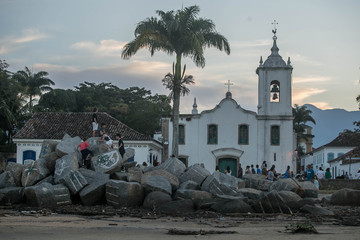 
Igraja on the beach of Paraty