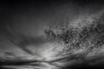 Cirrocumulus Sky Clouds abstract  moody dramatic nature texture