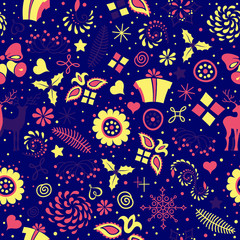 christmas seamless pattern