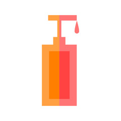 Hand sanitizer for soap or antibacterial gel icon vector