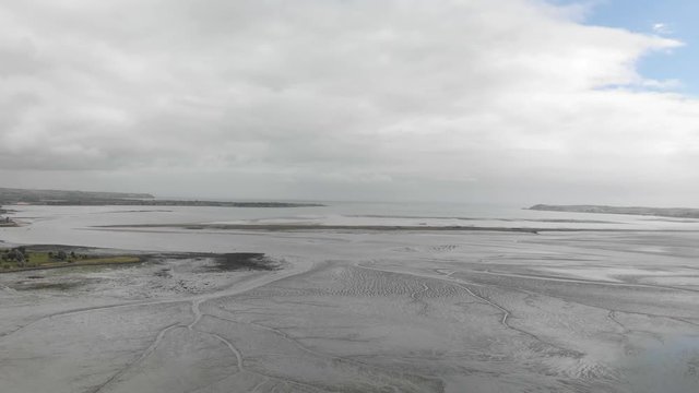 Dungarvan bay co waterford at low tide autumn