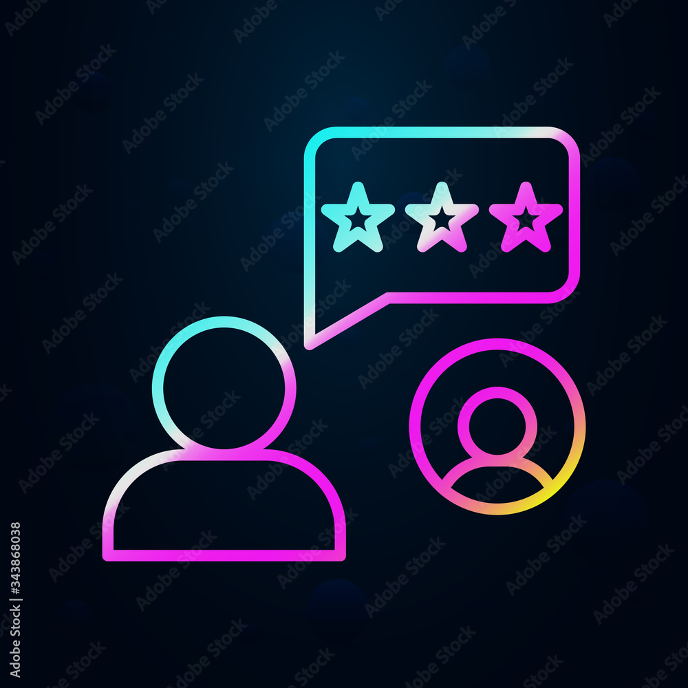 Poster rate, communication nolan icon. simple thin line, outline vector of communication icons for ui and u