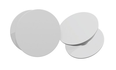 Blank Smarthone Cellphone Pop Socket Holder. 3d render illustration isolated on white background.