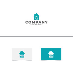 Home Chat Logo Design Template