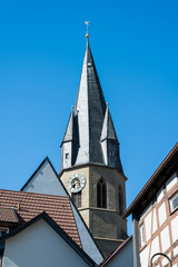 Fototapeta na wymiar Turm der Pfarrkirche in Eppingen