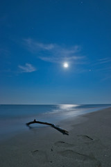 Naklejka premium corsican beach at night