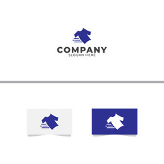 Fast Tshirt Logo Design Template