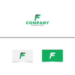 Letter F Logo Design Template