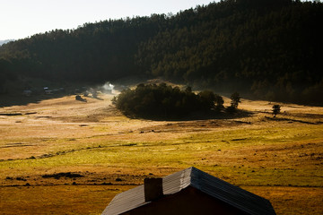 landscape in the mountains