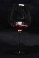 glass of red wine