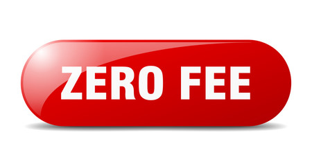 zero fee button. zero fee sign. key. push button.