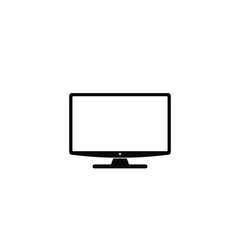 TV vector icon, monitor icon.