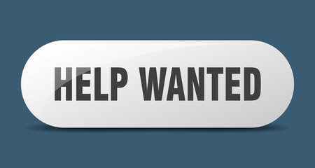 help wanted button. help wanted sign. key. push button.