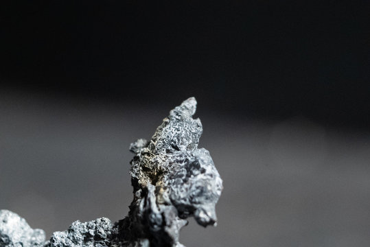 Macro Melted metal