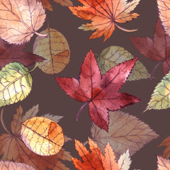 Handmade watercolor illustration., seamless pattern for use on fabric, wallpaper, textile design