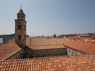 Vistas de la ciudad de Dubrovnik desde sus murallas, en Croacia