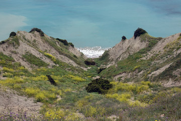 Steilküste im Süden von Korfu