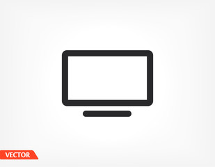 monitor icon, Vector Eps 10 . Lorem Ipsum Design Flat