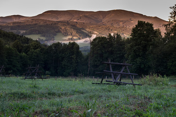 sunrise in the mountain