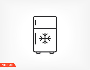 Fridge icon. Vector Eps 10 . Lorem Ipsum Flat Design