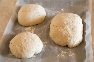 Fototapeta na wymiar homemade sourdough bread