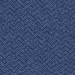 Fototapeta premium Jeans Washed Indigo Striped Shirt background. Denim Seamless Vector Textile Pattern. Blue Jeans Cloth with Chevron Stripes Repeating Pattern Tile. Men's Fashion Fabric Background 