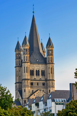 Fototapeta premium Saint Martin church in Cologne, Germany