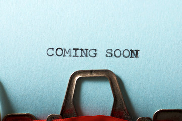 Coming soon concept view