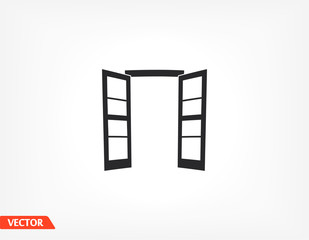 Door icon. Vector Eps 10 . Lorem Ipsum Flat Design
