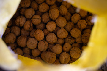 Walnuts in a bag