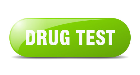 drug test button. drug test sign. key. push button.