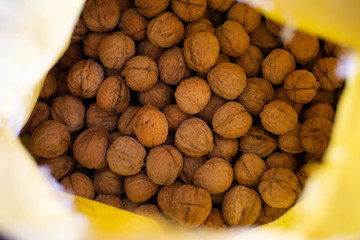 Walnuts in a bag