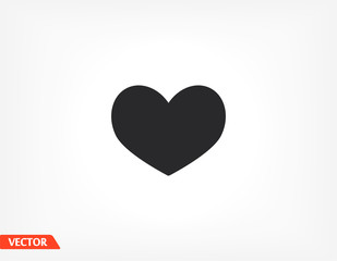 heart icon. beautiful heart. love in the icon. heart vector graphic. eternal love. 10 eps