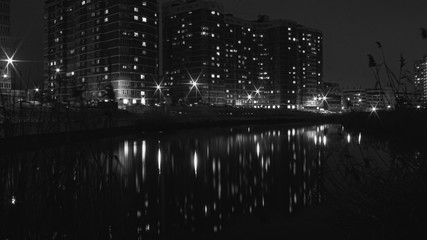 Fototapeta premium View the city at night