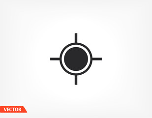 location Vector icon. Lorem Ipsum Flat Design