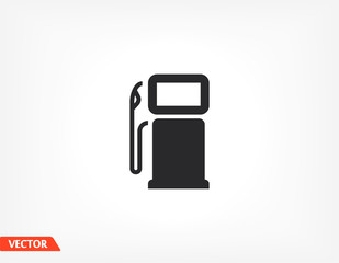 gas pump icon. Vector Eps 10 . Lorem Ipsum Flat Design