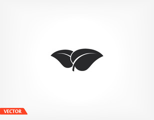 Obraz premium Leaf icon. Vector Eps 10 . Lorem Ipsum Flat Design