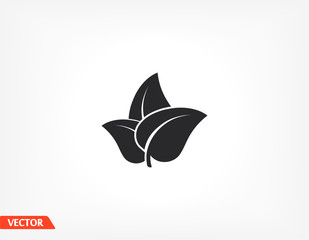 Leaf icon. Vector Eps 10 . Lorem Ipsum Flat Design