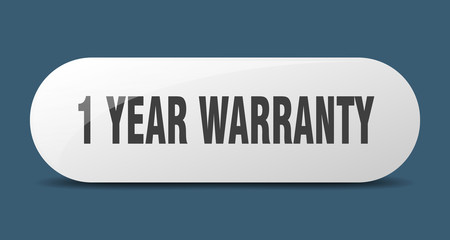 1 year warranty button. 1 year warranty sign. key. push button.