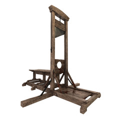 Guillotine - 3d illustration isolated on white background