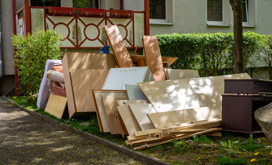 Sperrmüllsammlung Haushaltsauflösung in der Stadt