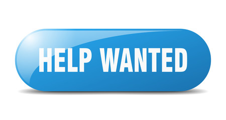 help wanted button. help wanted sign. key. push button.