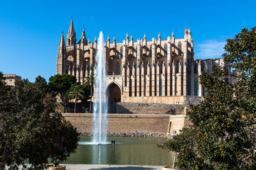 Obraz premium La Seu, Catedral de Palma Mallorca