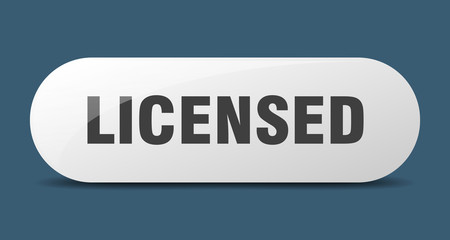 licensed button. licensed sign. key. push button.