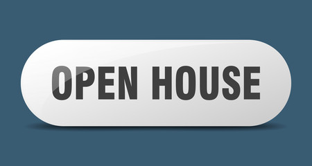 open house button. open house sign. key. push button.